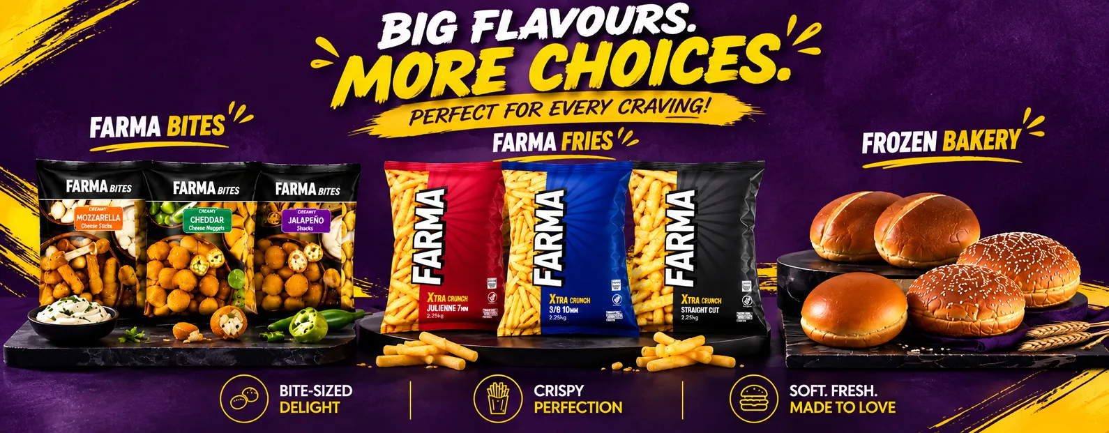 Big flavours, more choices
