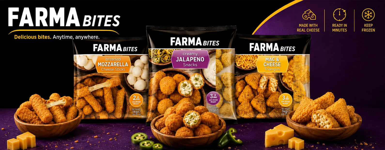 Farma bites appetizers