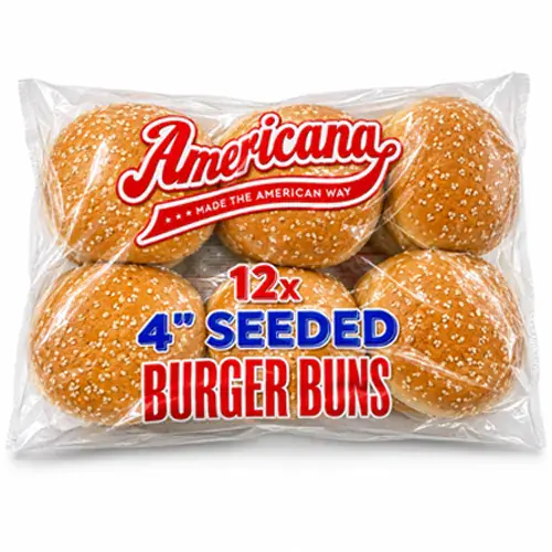 American 4' Seeded Burger Buns