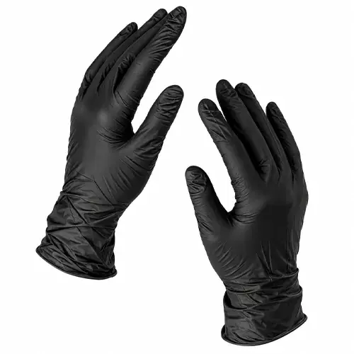 Black Nitrile Gloves