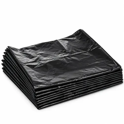 Black Recycled Refuse Sacks Large Size (1 X 100)