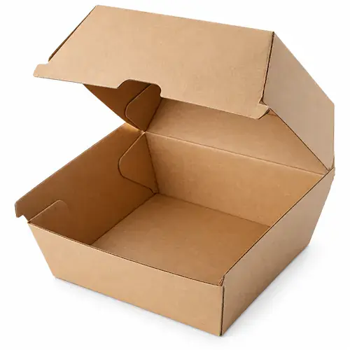 4", 4.5", 5" Cardboard Burger Boxes (1 x 200)