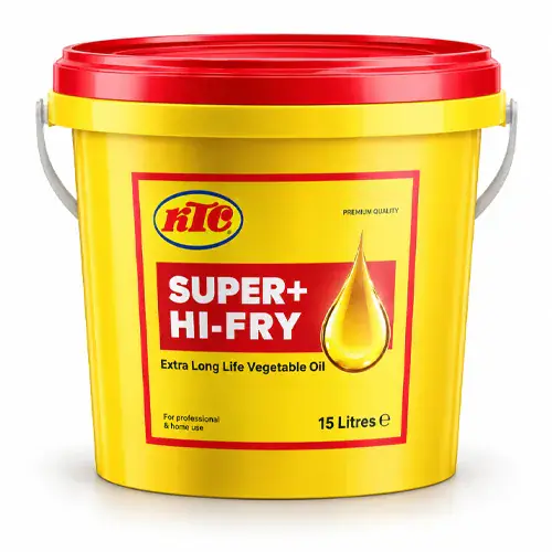 KTC Super+ Hi-Fry Extra Long Life Vegetable Oil 15 Litres