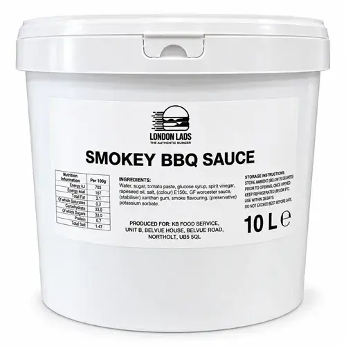 London Lads Smokey BBQ Sauce 10 L
